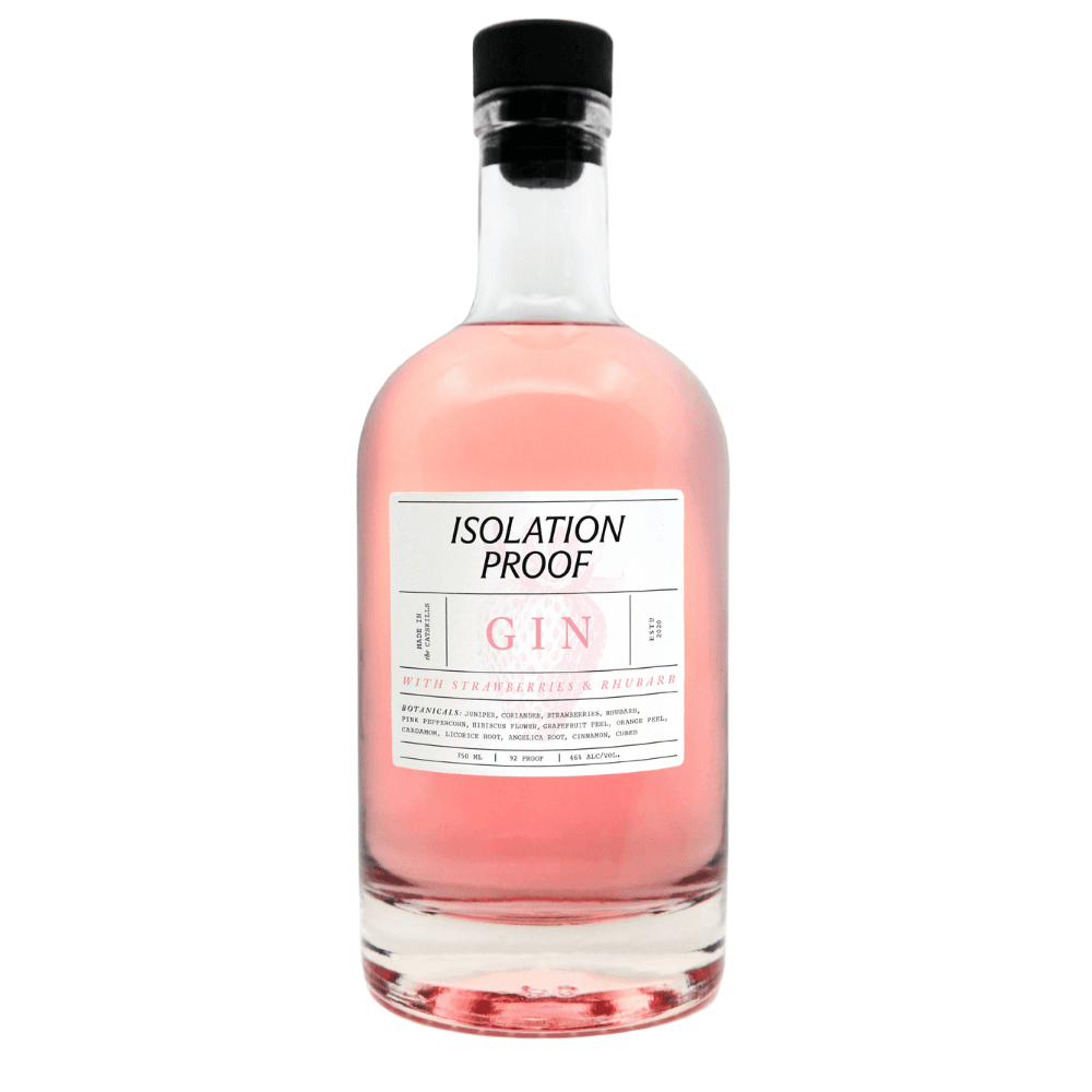 Isolation Proof Strawberry Rhubarb Gin - 750 ml