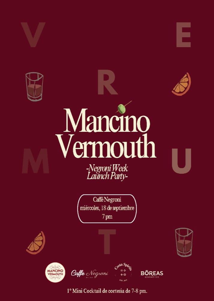 Mancino Vermouth launch