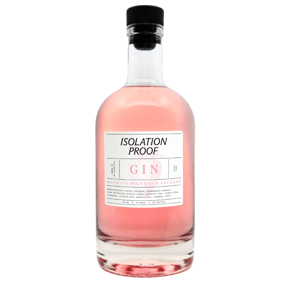 Isolation Proof Strawberry Rhubarb Gin - 750 ml