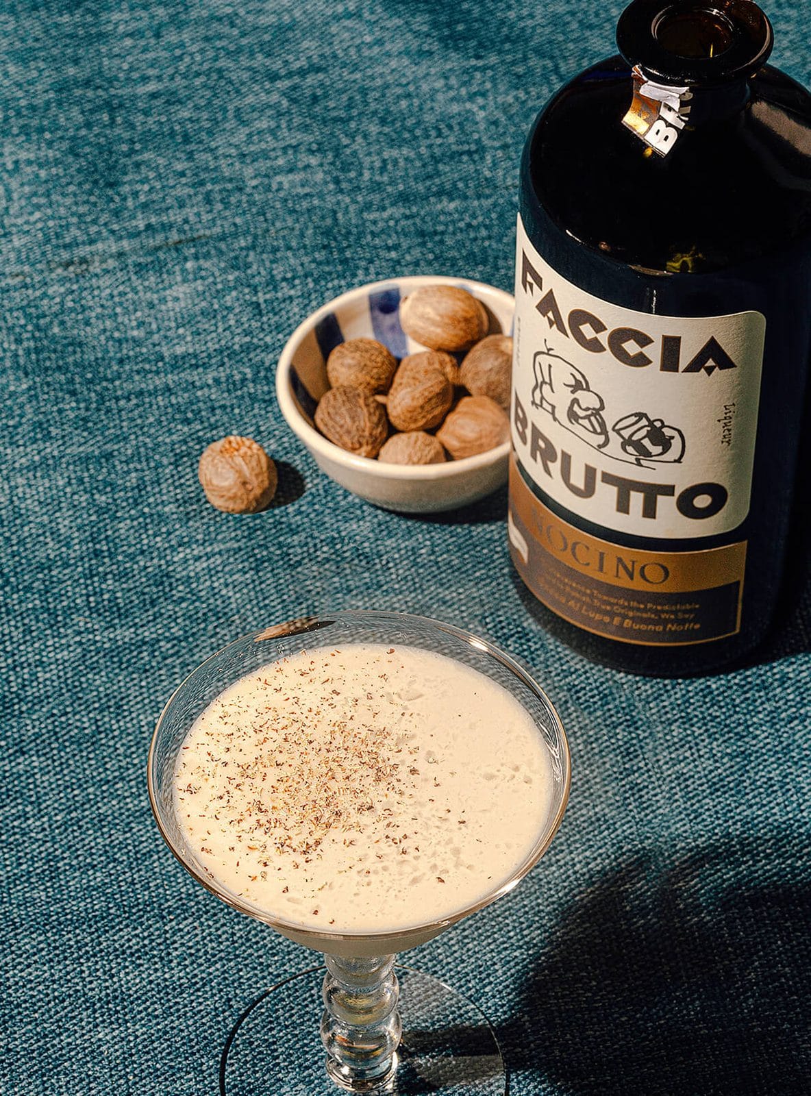 Rum Walnut Alexander with Nocino